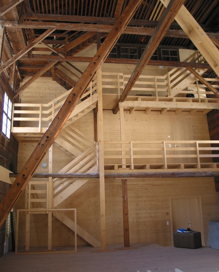 Treppe in Hänggiturm