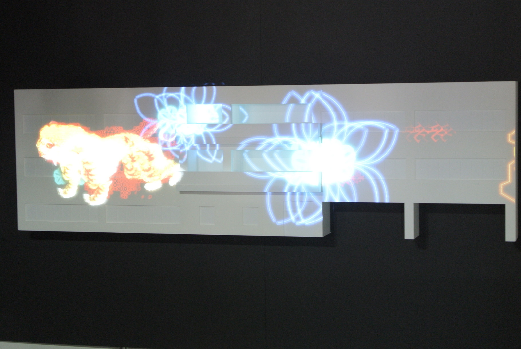 建築模型　プロジェクションマッピング模型