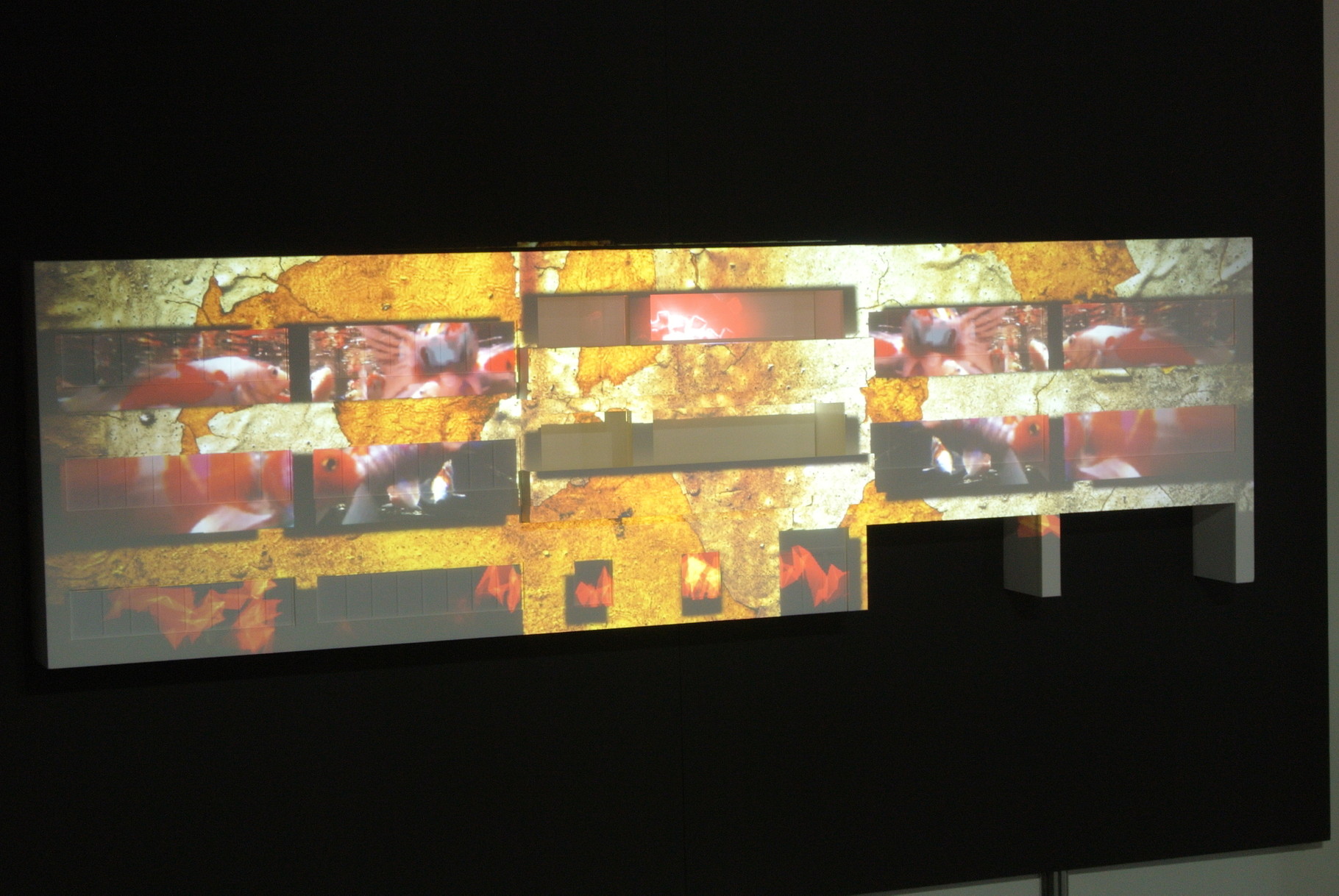 建築模型　プロジェクションマッピング模型