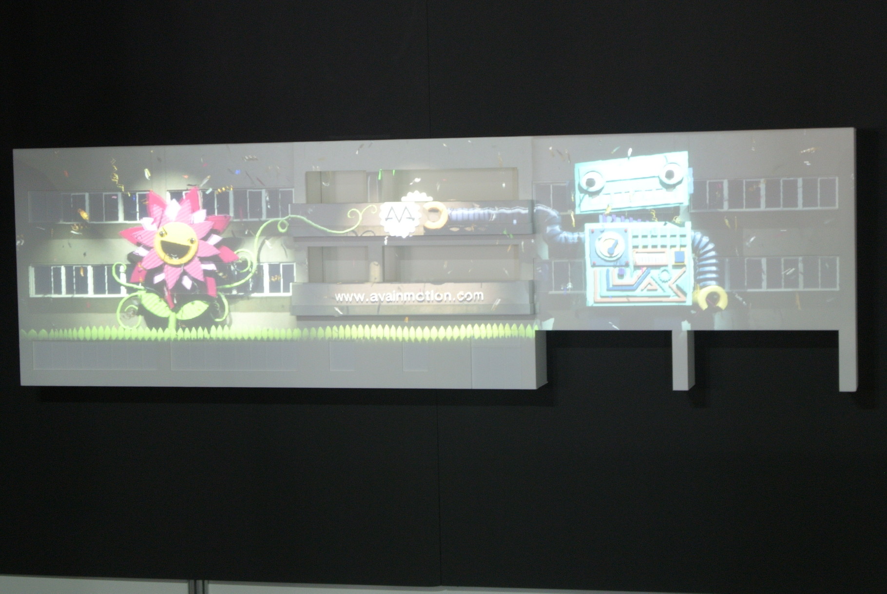 建築模型　プロジェクションマッピング模型