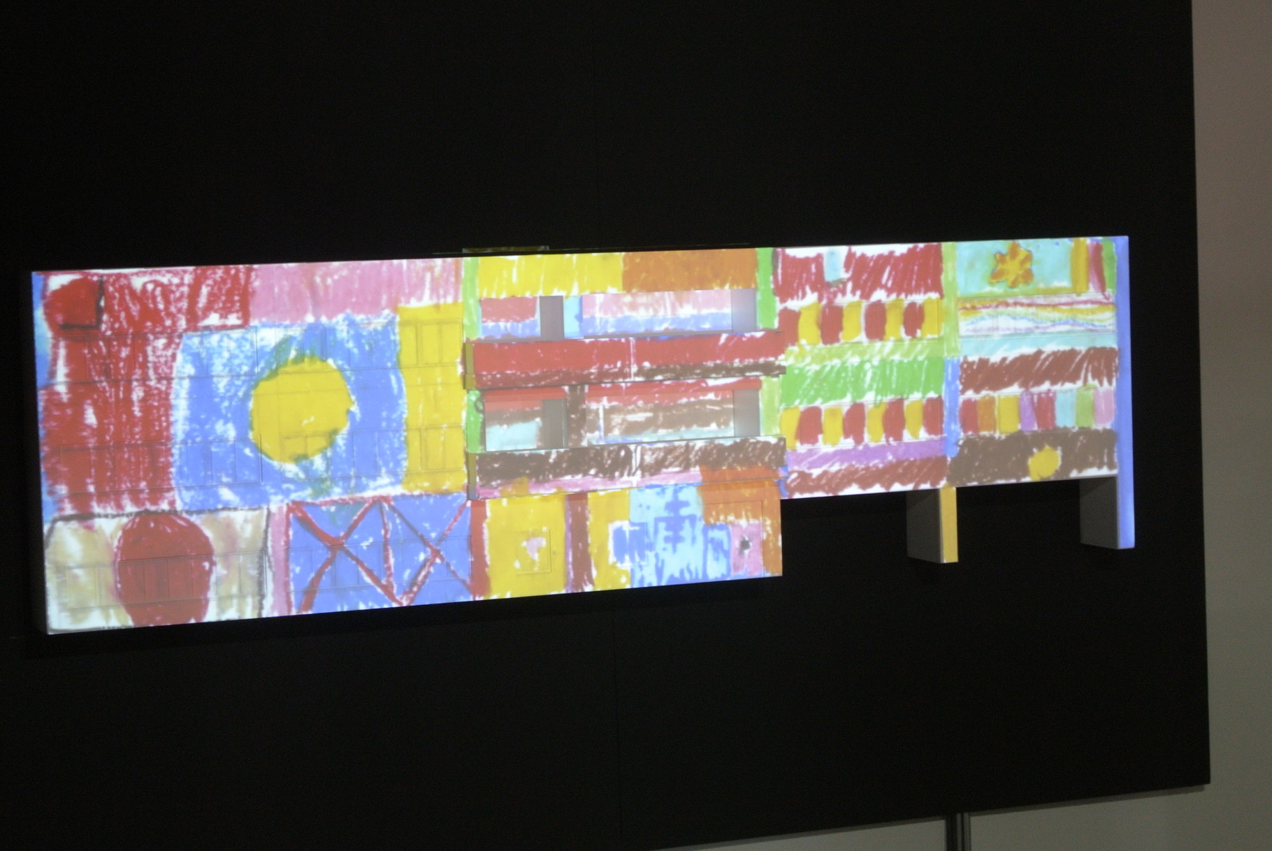 建築模型　プロジェクションマッピング模型