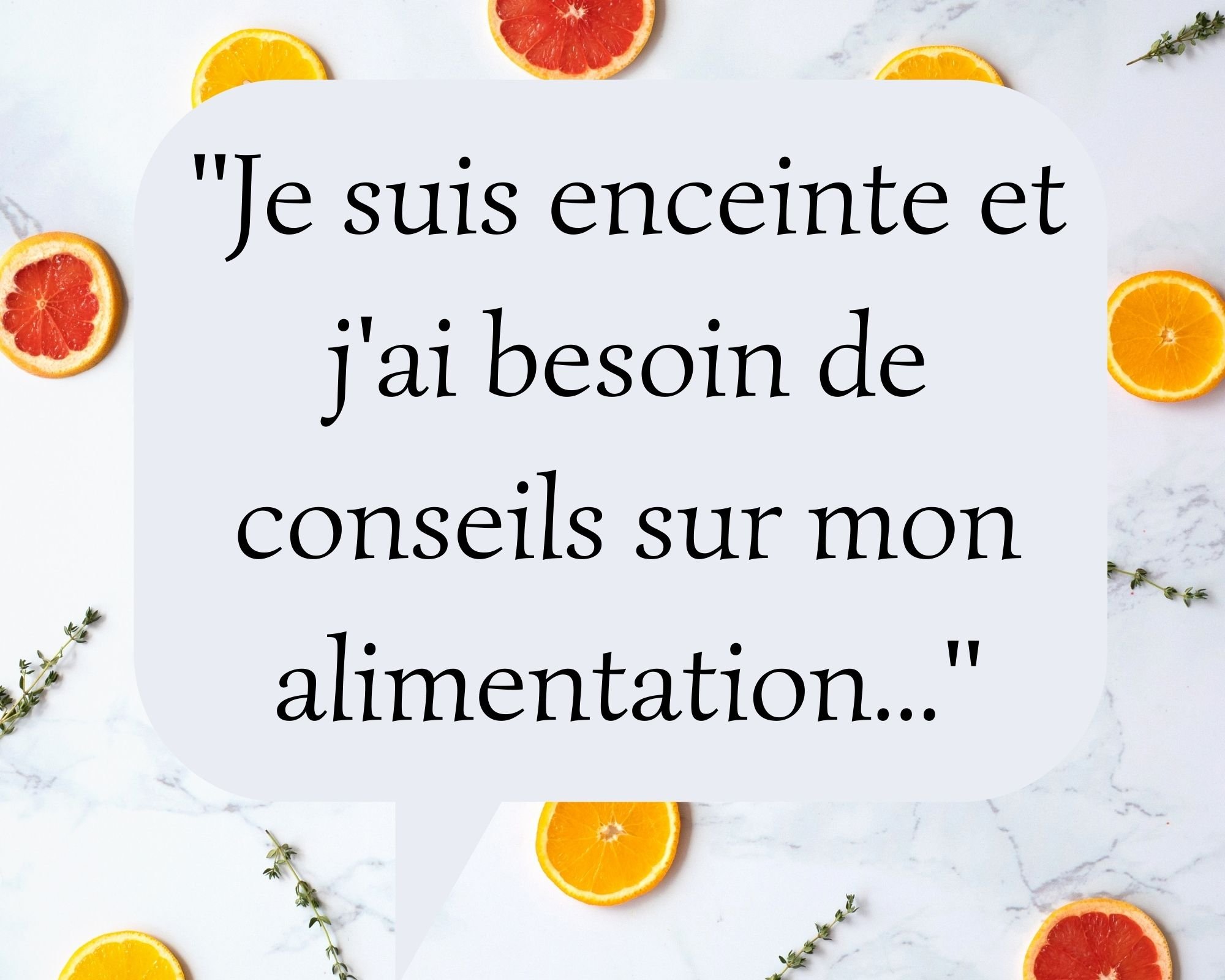Alimentation grossesse