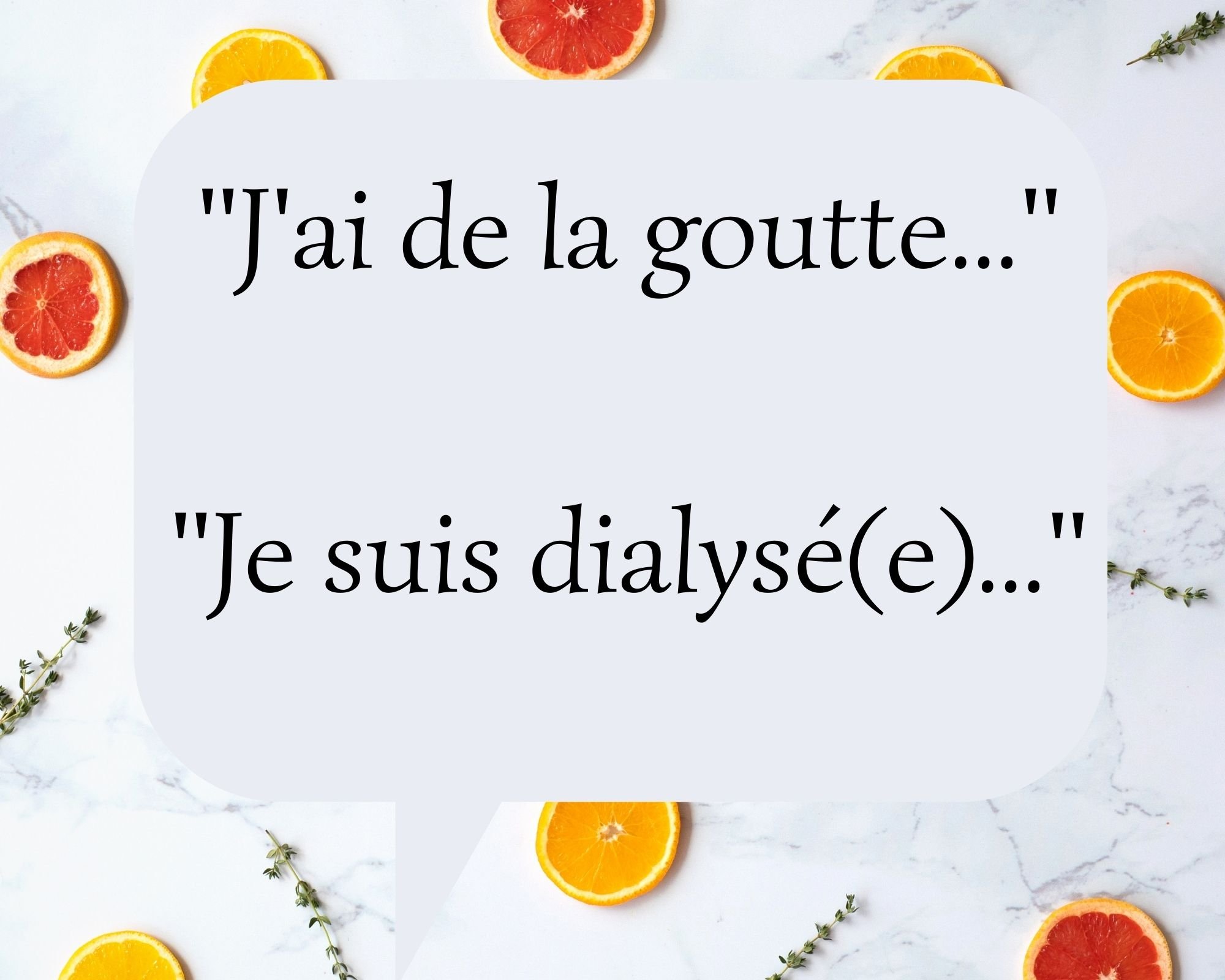 Troubles du rein, goutte, dialyse