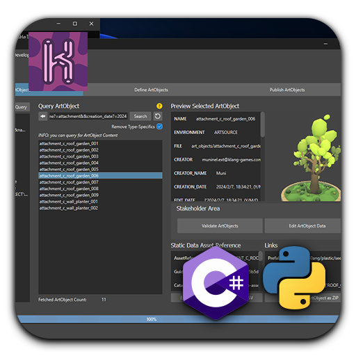 Klang Asset Integration Pipeline