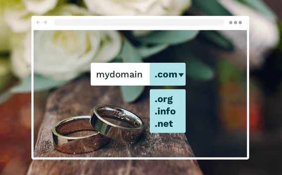 Homepage für Hochzeit