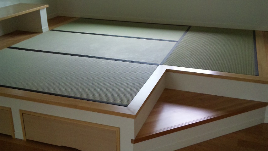 畳床下収納　い草表