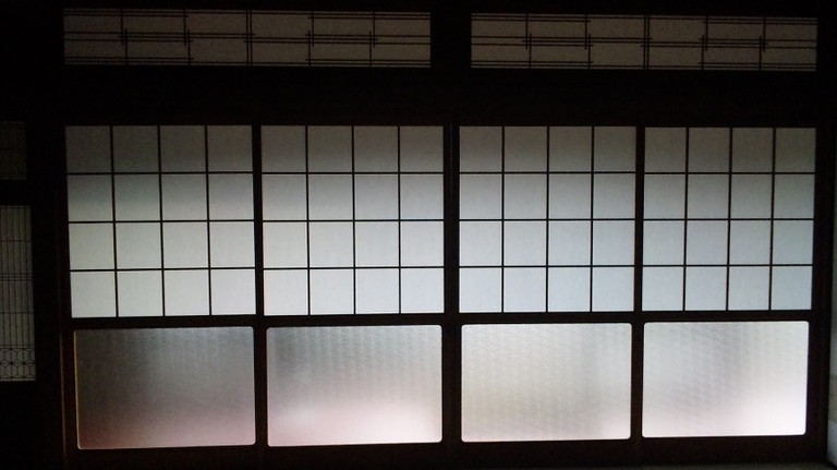 ４枚ならびの障子が多いこと！