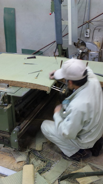 かぎの部分の作業