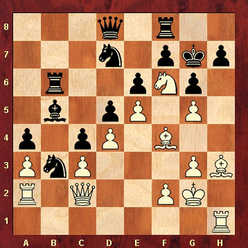 Partiestellung: Weiß am Zug gewinnt