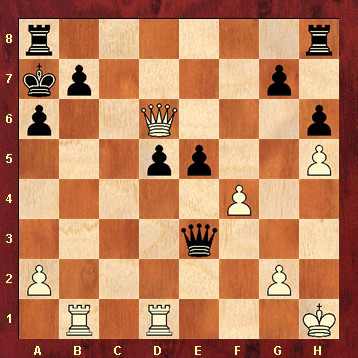 Partiestellung: Weiß am Zug gewinnt