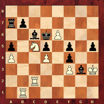 Partiestellung: Weiß am Zug gewinnt