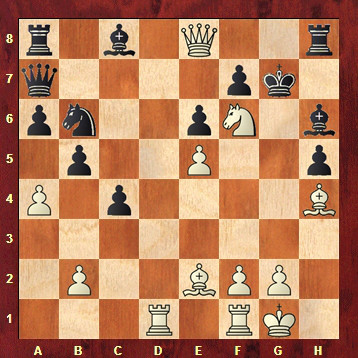 Partiestellung: Weiß am Zug gewinnt