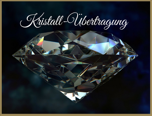 Karmaauflösung mit Kristall-Übertragung