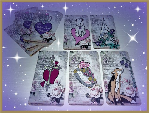 Lenormandkarten Liebe The Vintage Heart Lenormand
