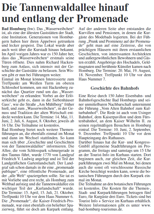 Bad Homburger Woche 06.04.2017