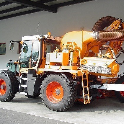 Trinciatrice con aspirazione integrata