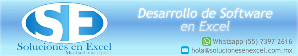 Soluciones en Excel - Desarrollo de Software en Excel