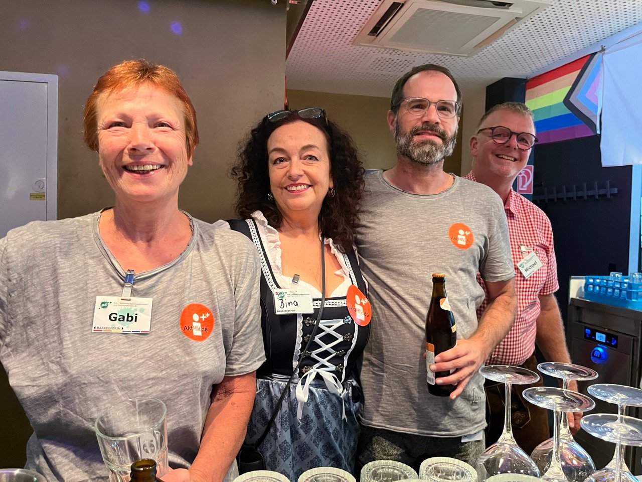 Unsere Crew bei beim AktHIV.de-Worldclub