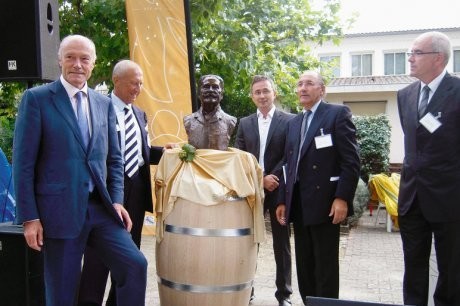 Buste, en bronze de Daniel Iffla Osiris, Ecole d'Œnologue à Bommes, Sculpteur, Langloÿs