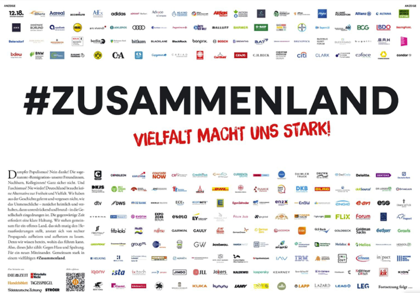 #Zusammenland muss ein #Mitmachland sein