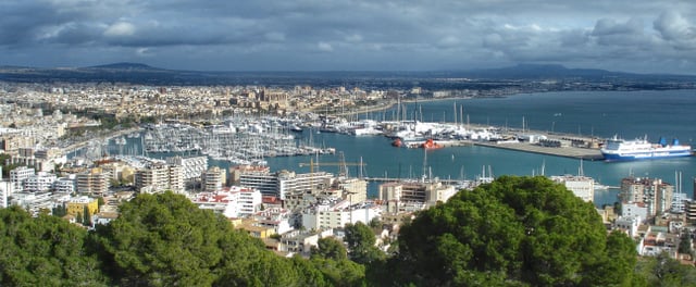 Blick auf Palma