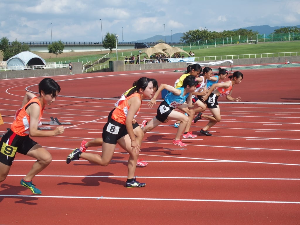 中学女子100m決勝