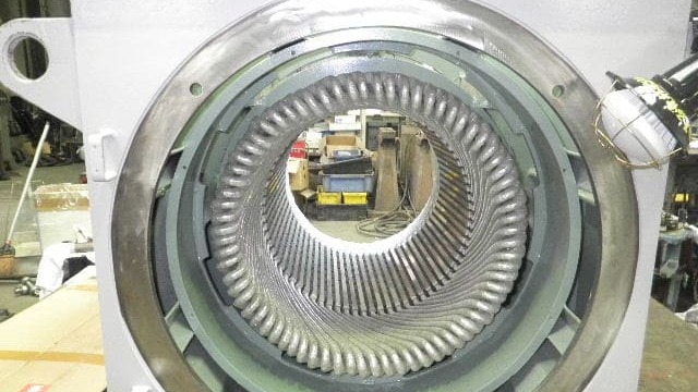 高圧モーターステーターコイル巻き替え