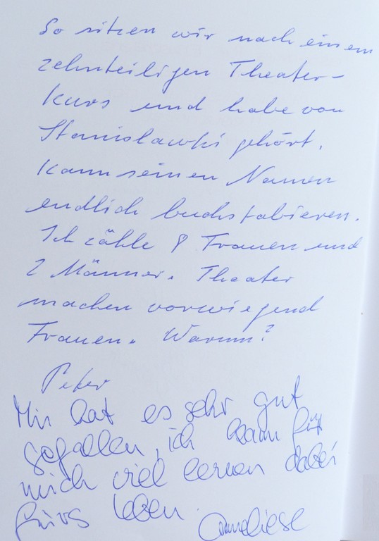 Theaterkurs für Erwachsene