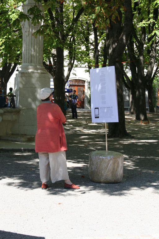 ... auf dem Münsterplatz ...