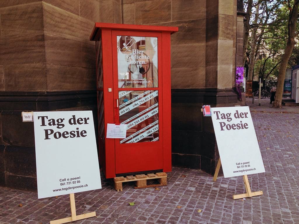 Es kann losgehen! Die Poesietelefonkabine wird Teil des Jugendkulturfestivals 2019