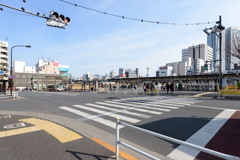 中野駅北口３（整備されたバスロータリー）