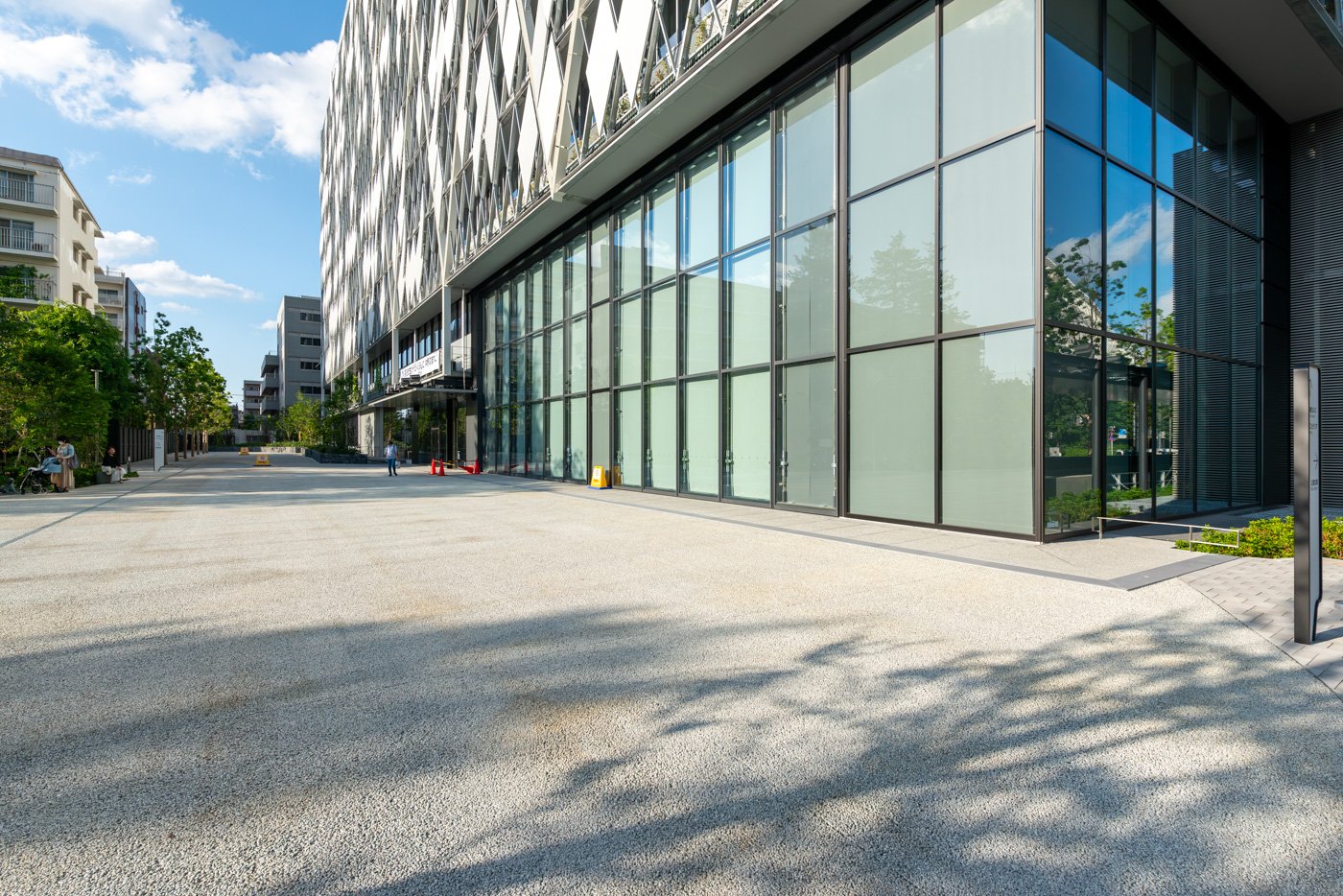 中野区役所新庁舎　セントラルパーク側