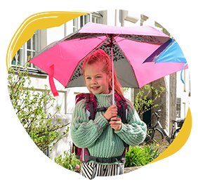 Step by Step Regenschirm