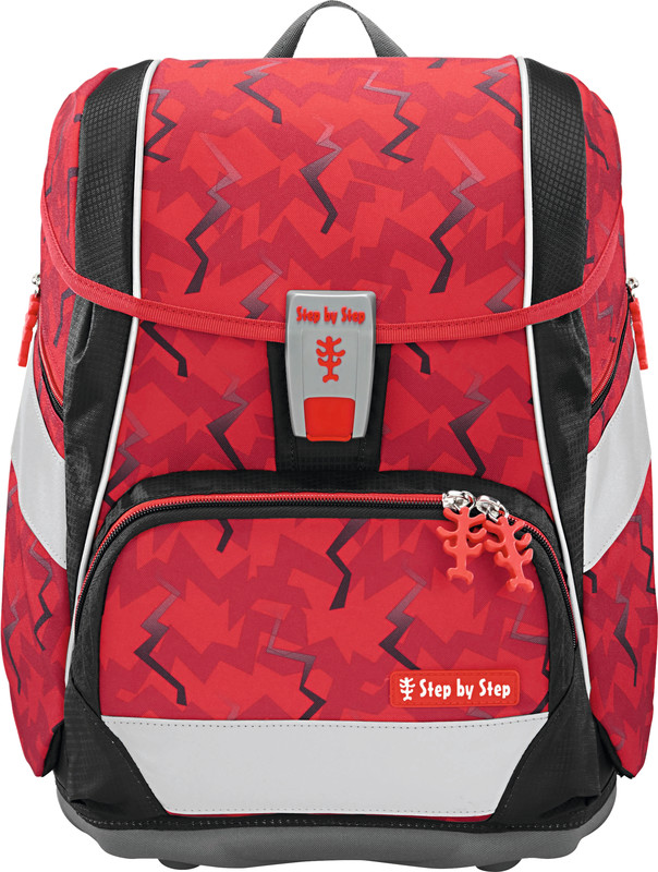 wird zum neutralen Schulrucksack dank entfernbaren Magic Mags