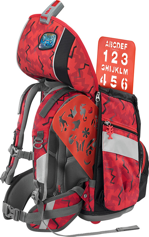 2in1 - entferne die Zeichnungsschablonen und es entsteht ein beweglicher Rucksack