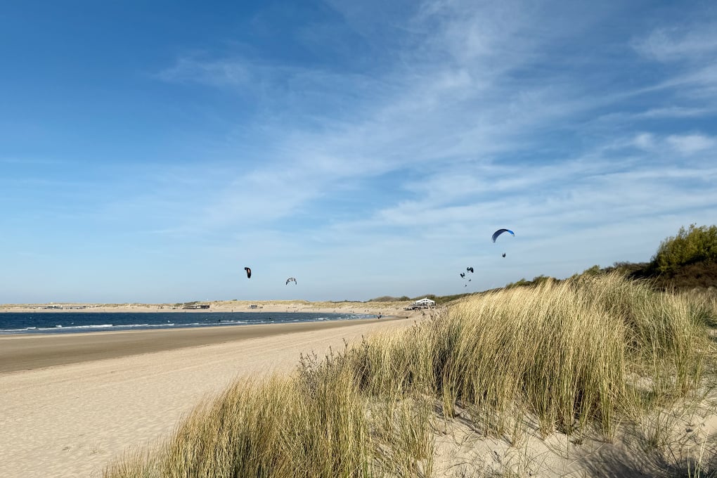 Nordseestrand direkt hinter dem Campingplatz