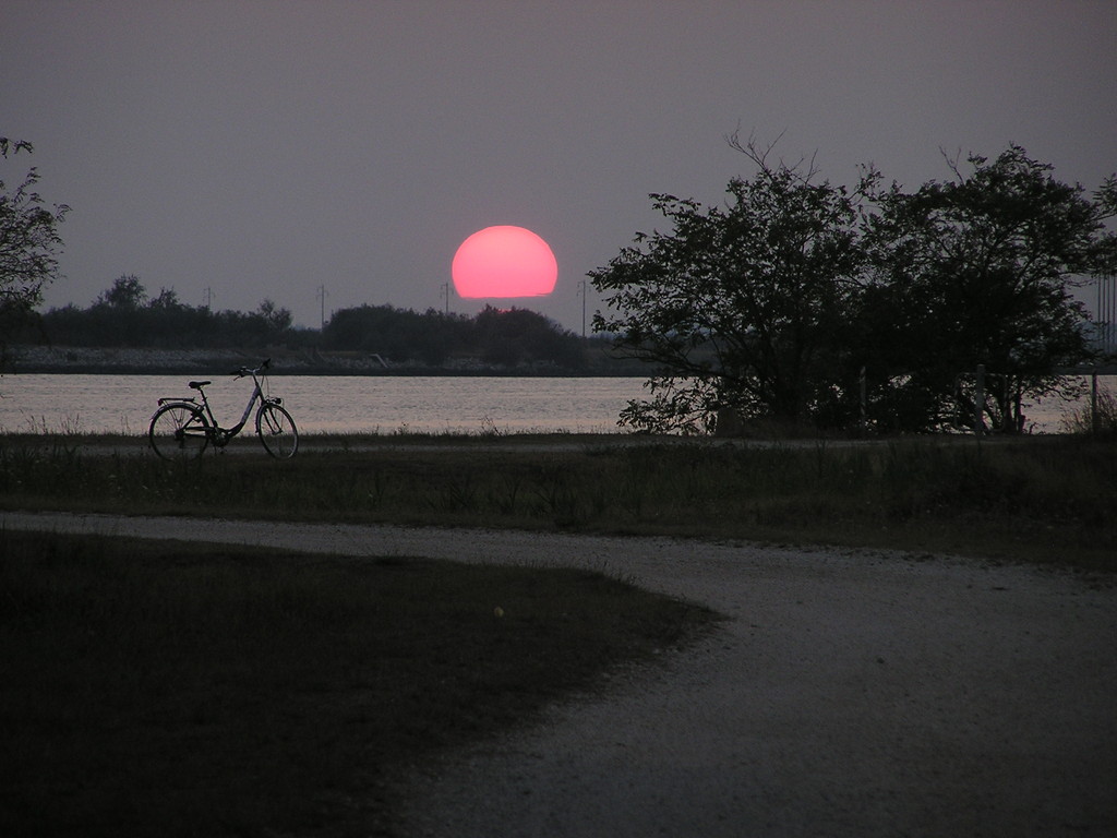 Villa Fashion - Ferienhaus Albarella mit Pool und Villa Costanza - Ferienhaus Albarella - Sonnenuntergang