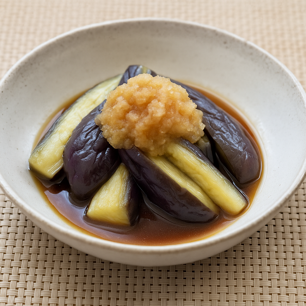 なすのポン酢おろし和え