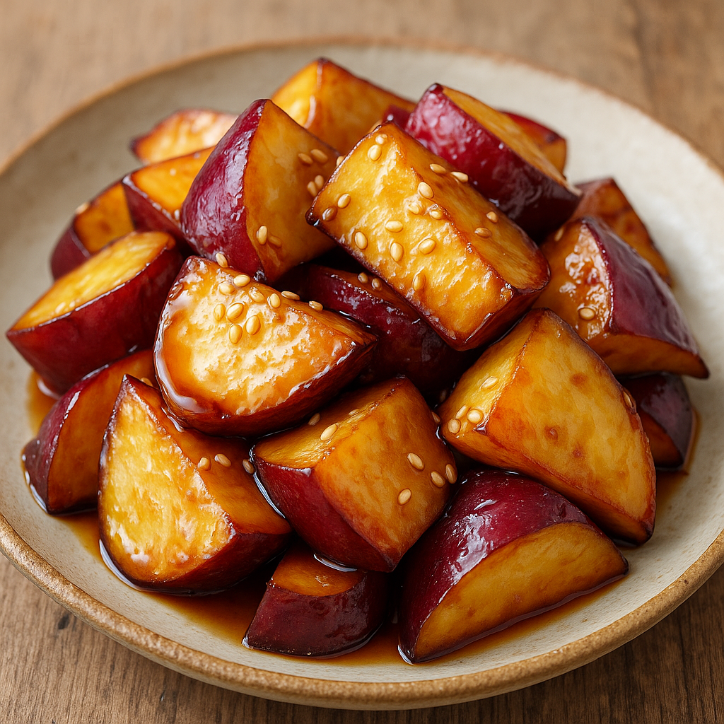 さつまいものバター醤油炒め