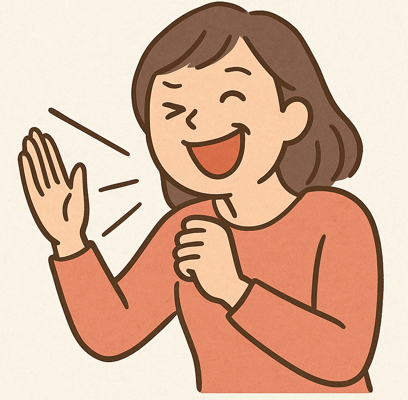 ゴホゴホ解消笑い