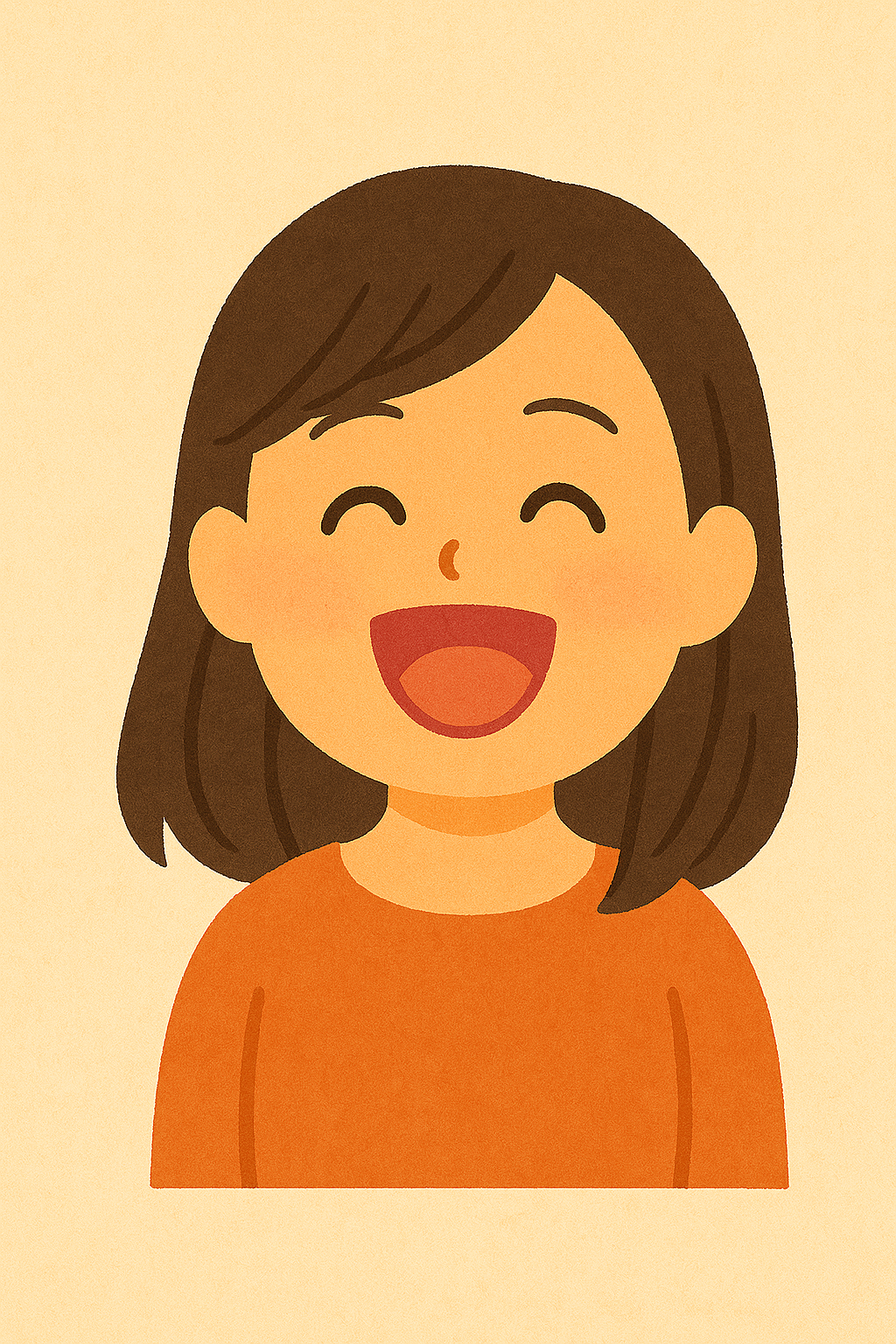 つやつやスマイル笑い