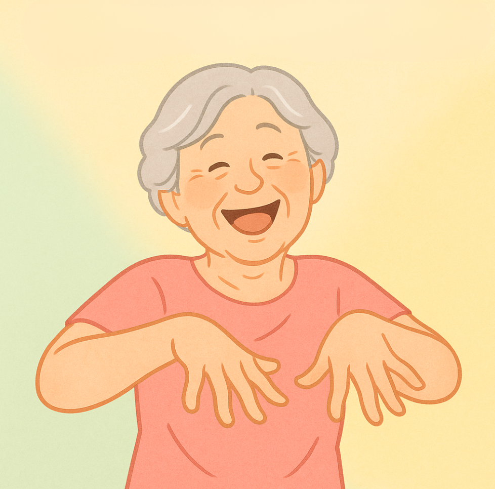 ふわふわキノコ笑い