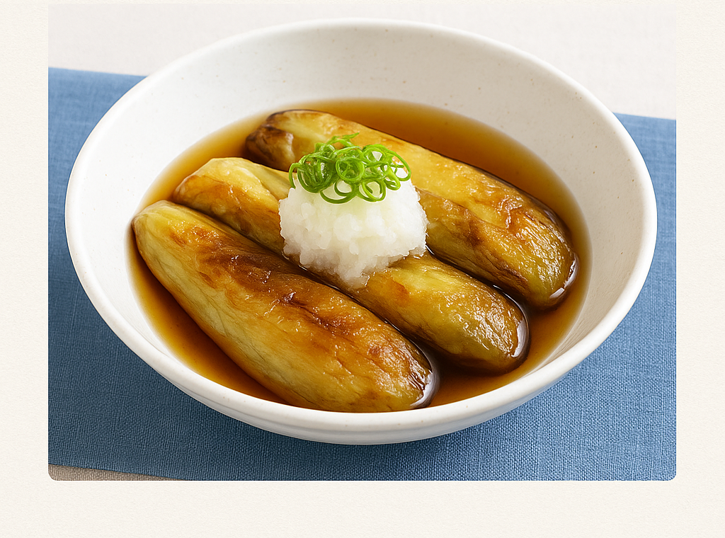 焼きなすの冷やしびたし