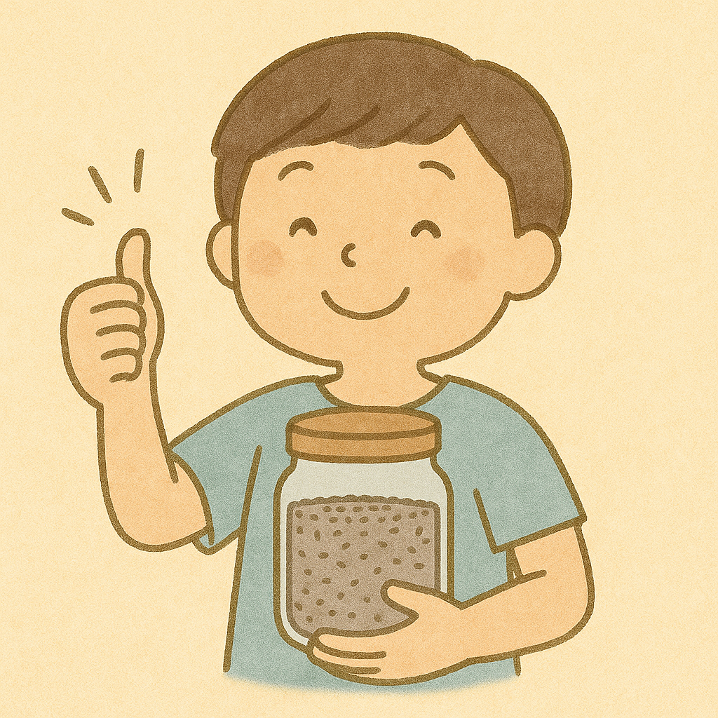 チアシードで体すっきり!オメガ3で元気アップ!