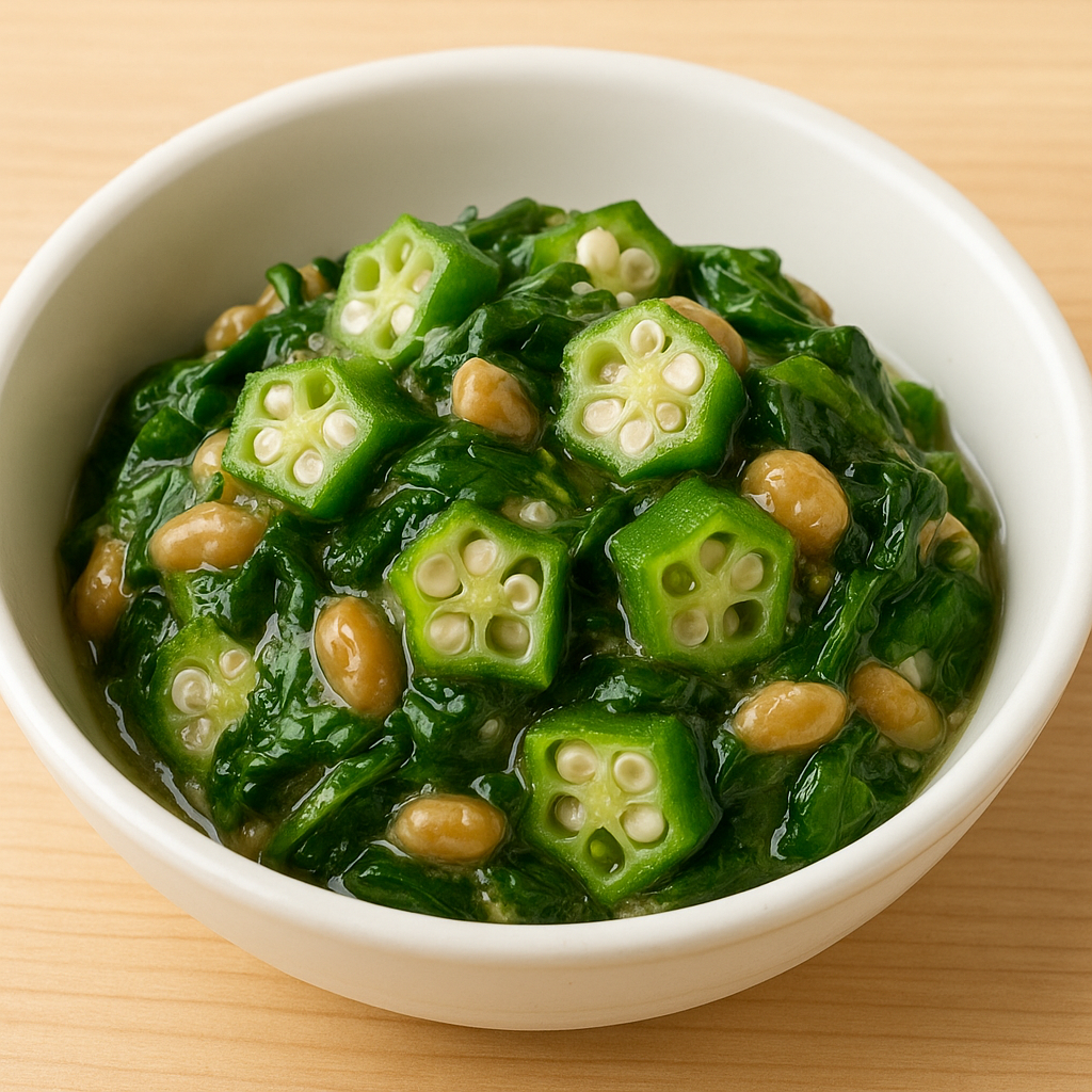 モロヘイヤのネバネバ和え