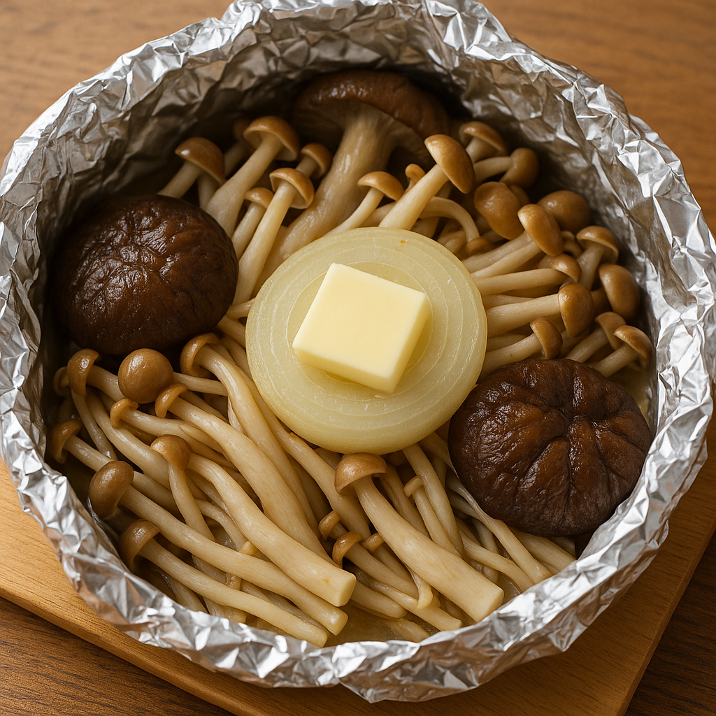 きのこのホイル蒸し