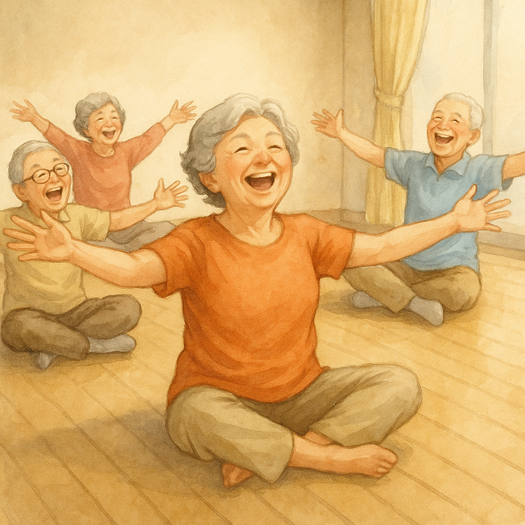 ストレッチ&笑い呼吸