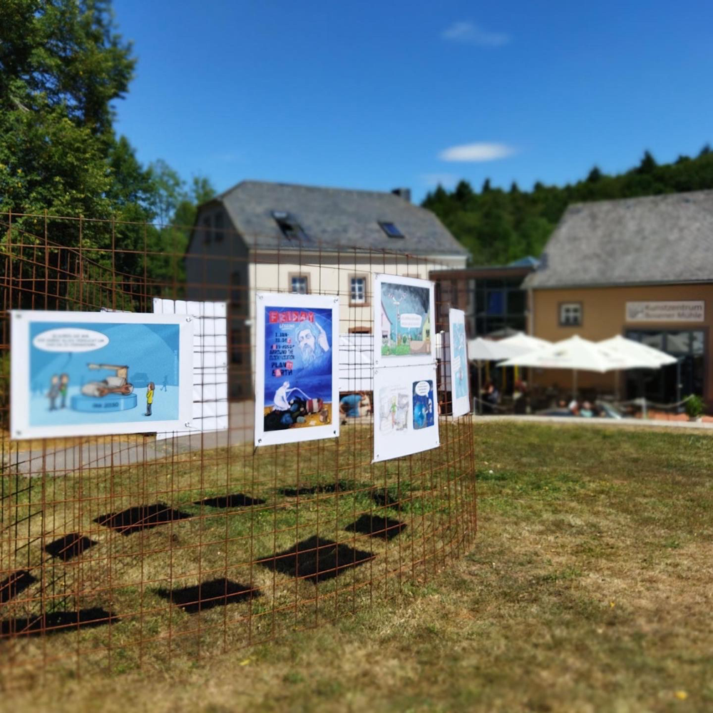 Ausstellungsgelände am Kulturzentrum Bosener Mühle