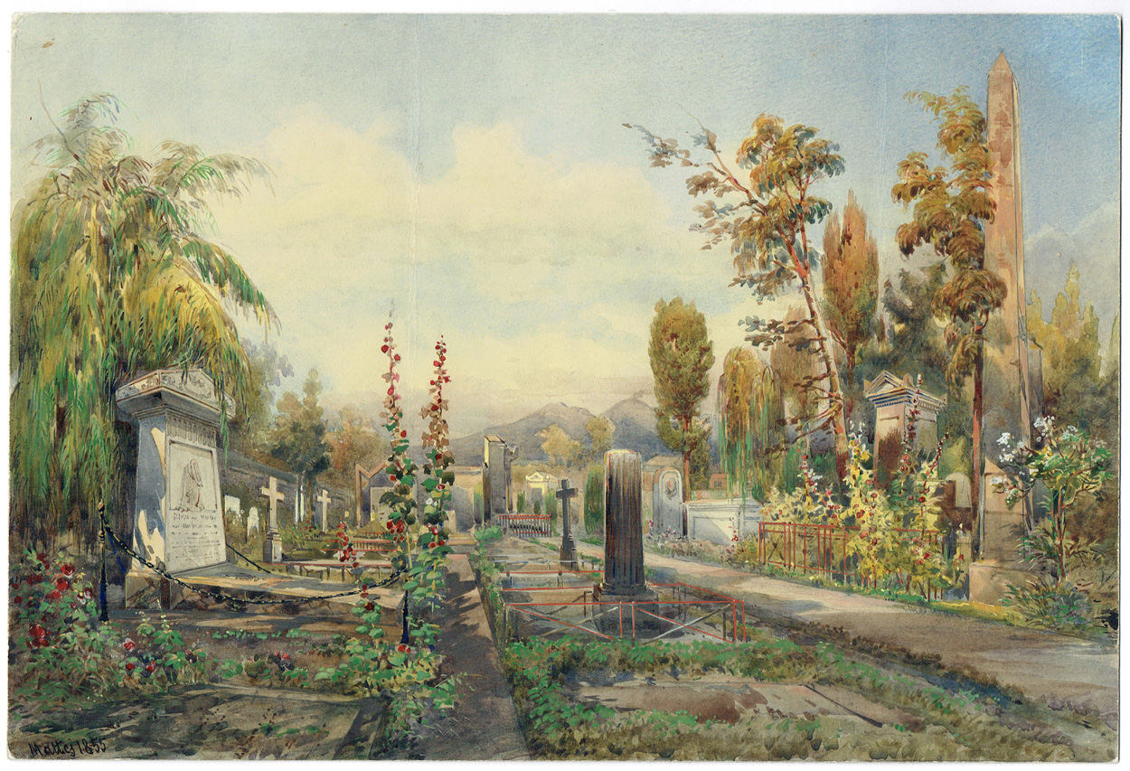 Pasquale, Mattei, Friedhof bei Neapel