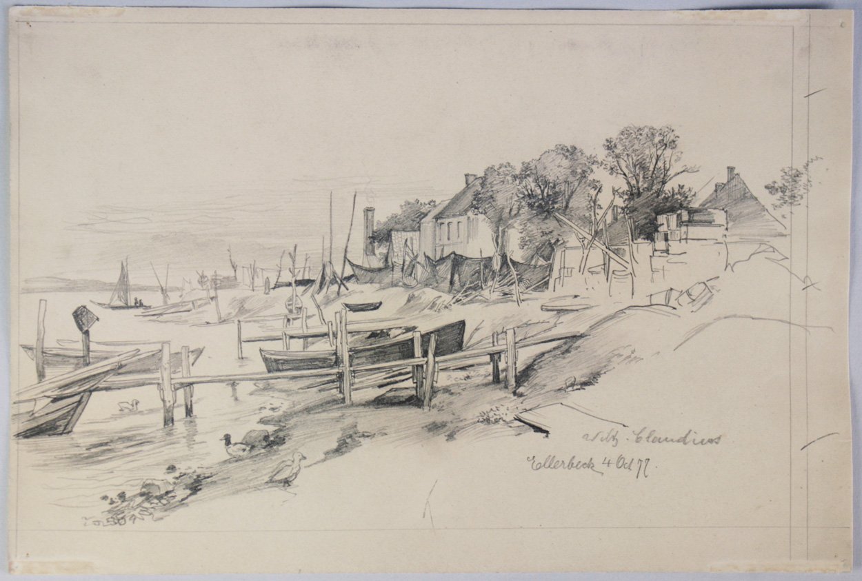 Wilhelm Claudius, Ellerbek, Kieler Ostufer